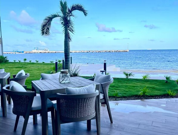 Apartment, 1 Bedroom, Accessible, Smoking | Outdoor dining - Cozy 1B & 1B Apartment Puerto Morelos With Private Beach (Puerto Morelos)