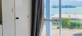 Modern family friendly apartment near the sea.