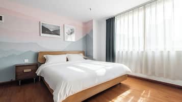Basic Double Room, City View | Individually decorated, free WiFi, bed sheets