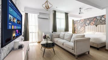 Apartemen Kota | Didekorasi berbeda-beda, Wi-Fi gratis, dan seprai linen