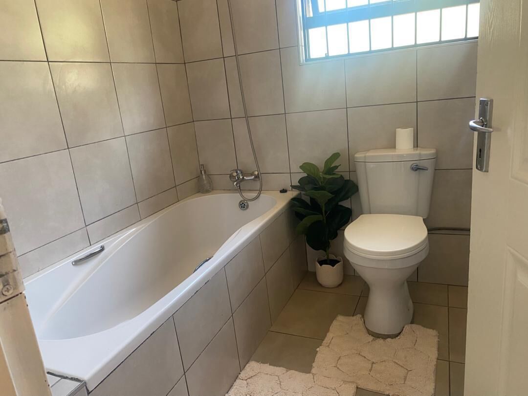 Hair dryer, soap, toilet paper