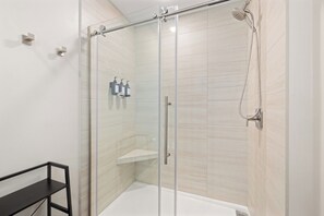 Shower, hair dryer, towels - Brand new 2 bedroom cottage at Rock Creek Cottages (Red Lodge)