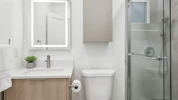 Towels, soap, toilet paper