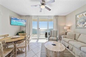Exclusive Condo, 1 Bedroom, Balcony, Beach View | Living room | 40-inch Smart TV with cable channels - Beach Club Condos  (Gulf Shores)