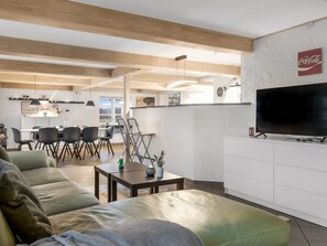 Tv och eldstad