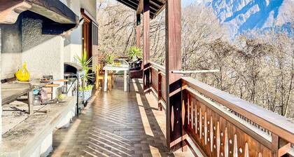 Alleinstehendes Ferienhaus mit W-LAN, TV, Terrasse, Haustiere erlaubt, Panoramablick