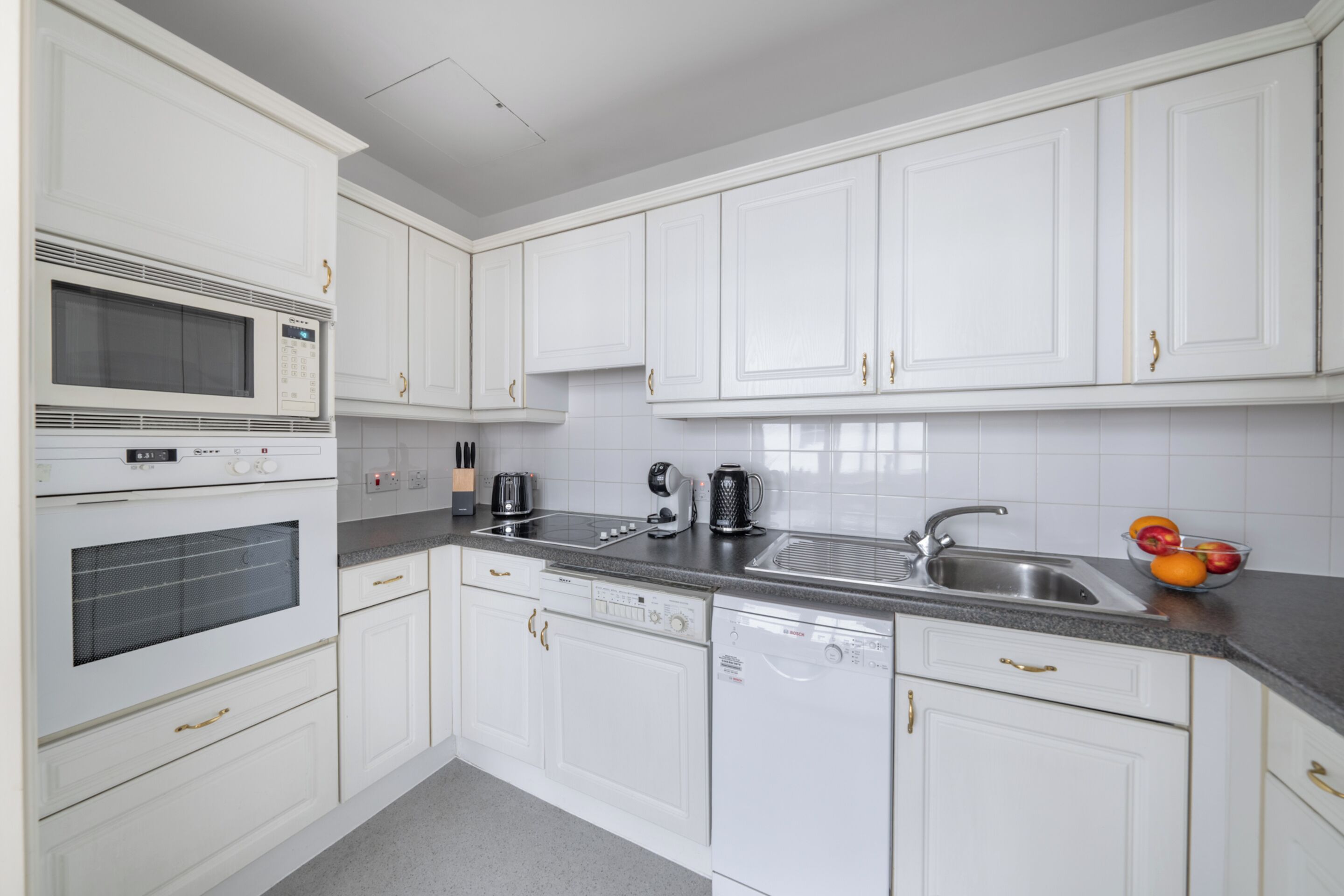 Apartamento urbano, 1 cama de casal e sofá-cama, para não fumantes, vista para a cidade | Cozinha privada | Máquina de café expresso, cafeteira/chaleira, chaleira elétrica