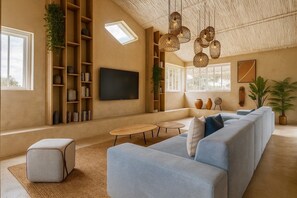 Living area - Magic Villa 400m from the ocean for your family or friends (Lacanau)