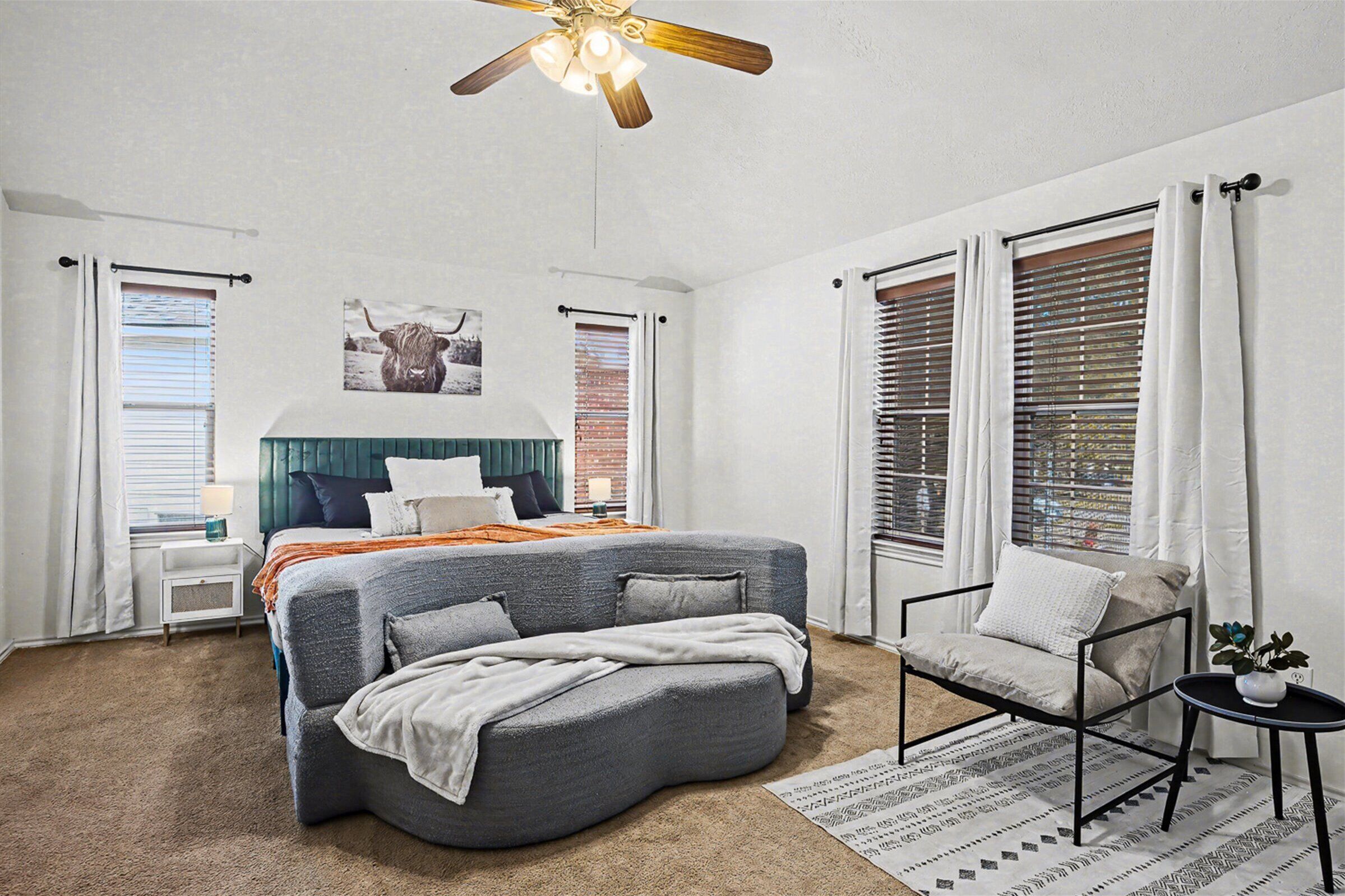 5 chambres, bureau, fer et planche à repasser, Wi-Fi gratuit