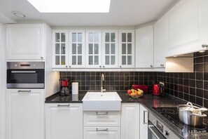 Casa de campo Confort, 2 habitaciones, no fumadores, vistas al jardín | Cocina privada