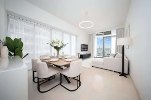Dining - Waterfront Luxe Apt w/ Sea Views & Pool Access (Dubai)