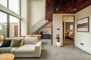 Luxury-Villa, Poolblick | Wohnzimmer