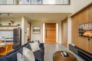 Luxury Villa, Pool View | Living area - Villa Gaudi Dua by DVH Luxe Retreats 2BR (Canggu)