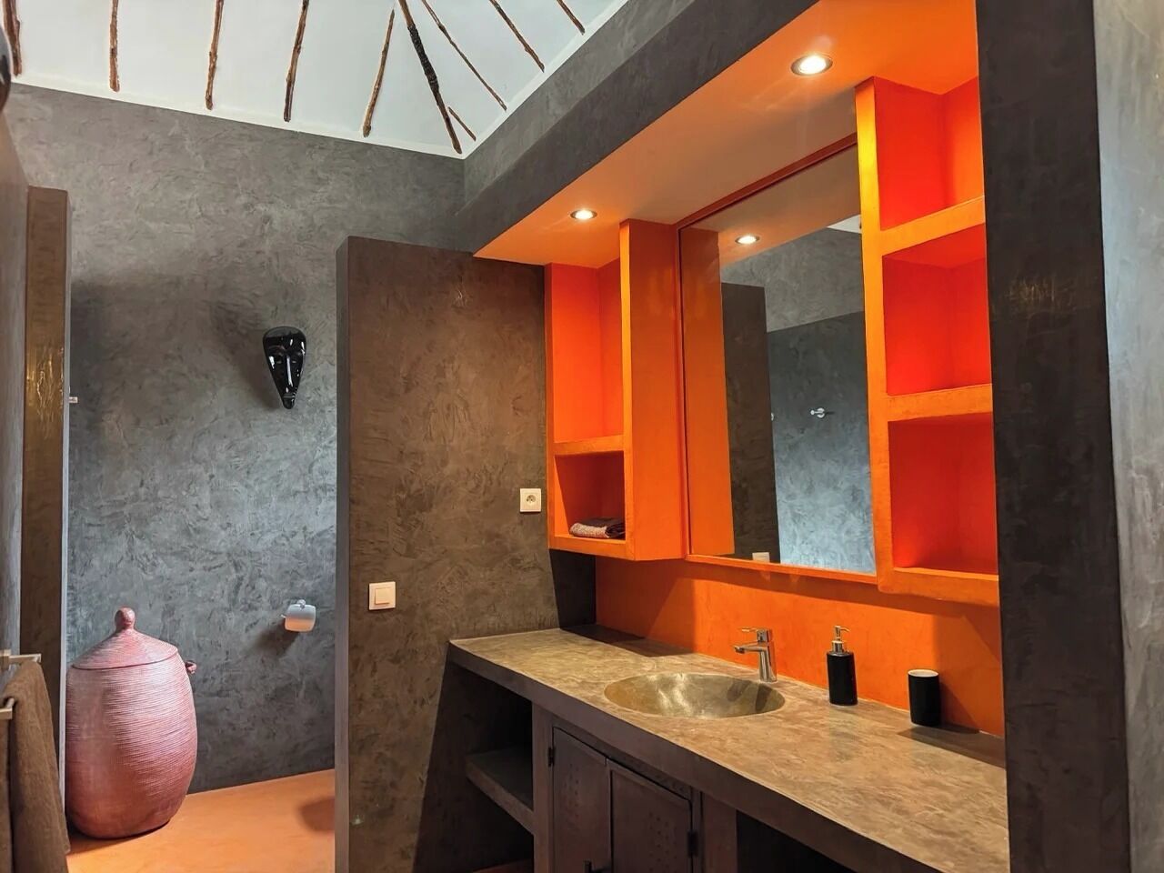 Vila Superior, patio, pemandangan kolam renang | Kamar mandi | Handuk