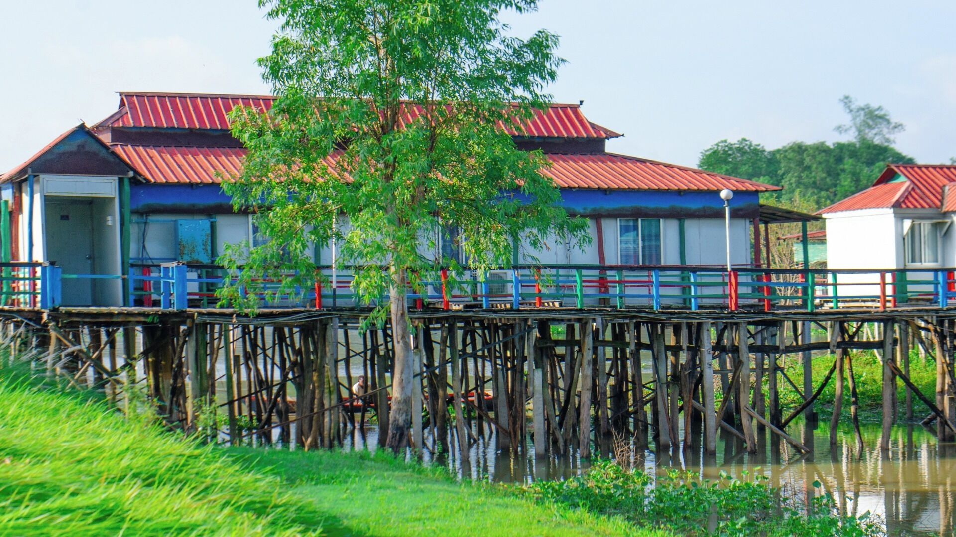 Cottage Standard, balcon, vue fleuve