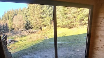 Cabaña, vistas al río | Vistas a la montaña