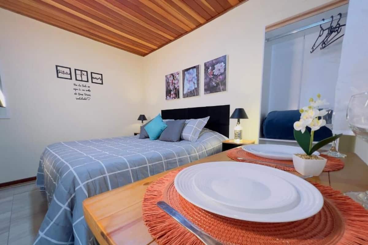 Comfort Double Room, 1 Queen Bed, Kitchen, Garden View