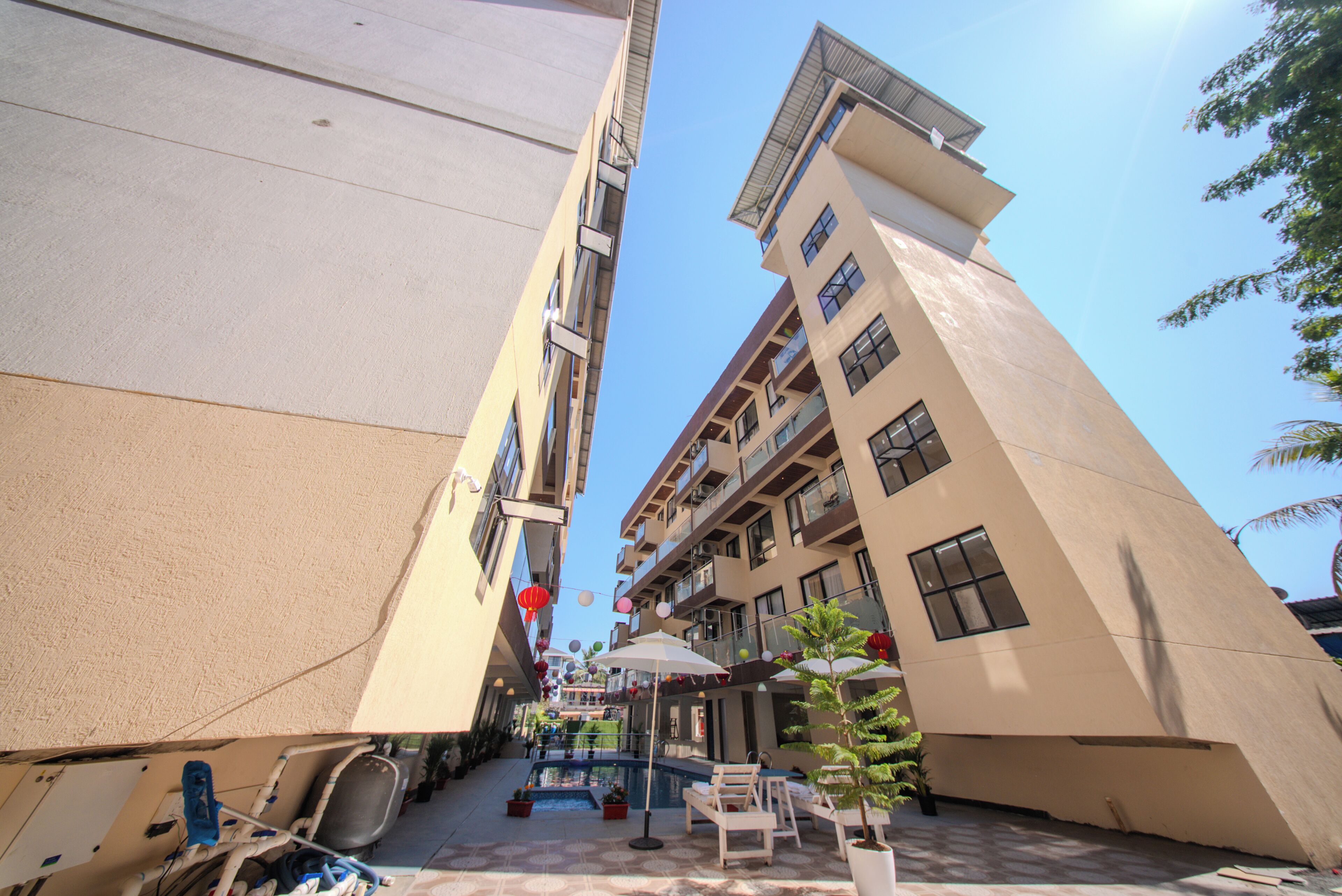 Fassade der Unterkunft