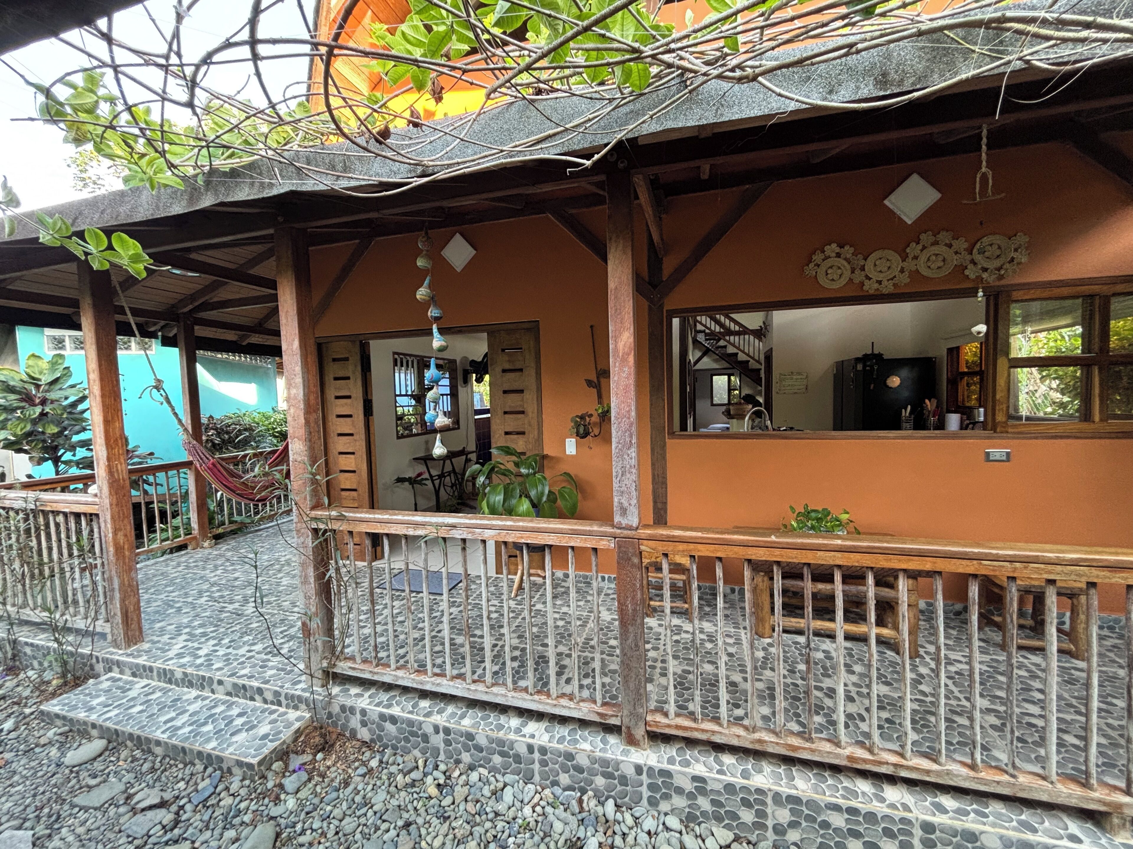 Ferienhaus, Terrasse, Gartenblick | Terrasse/Patio