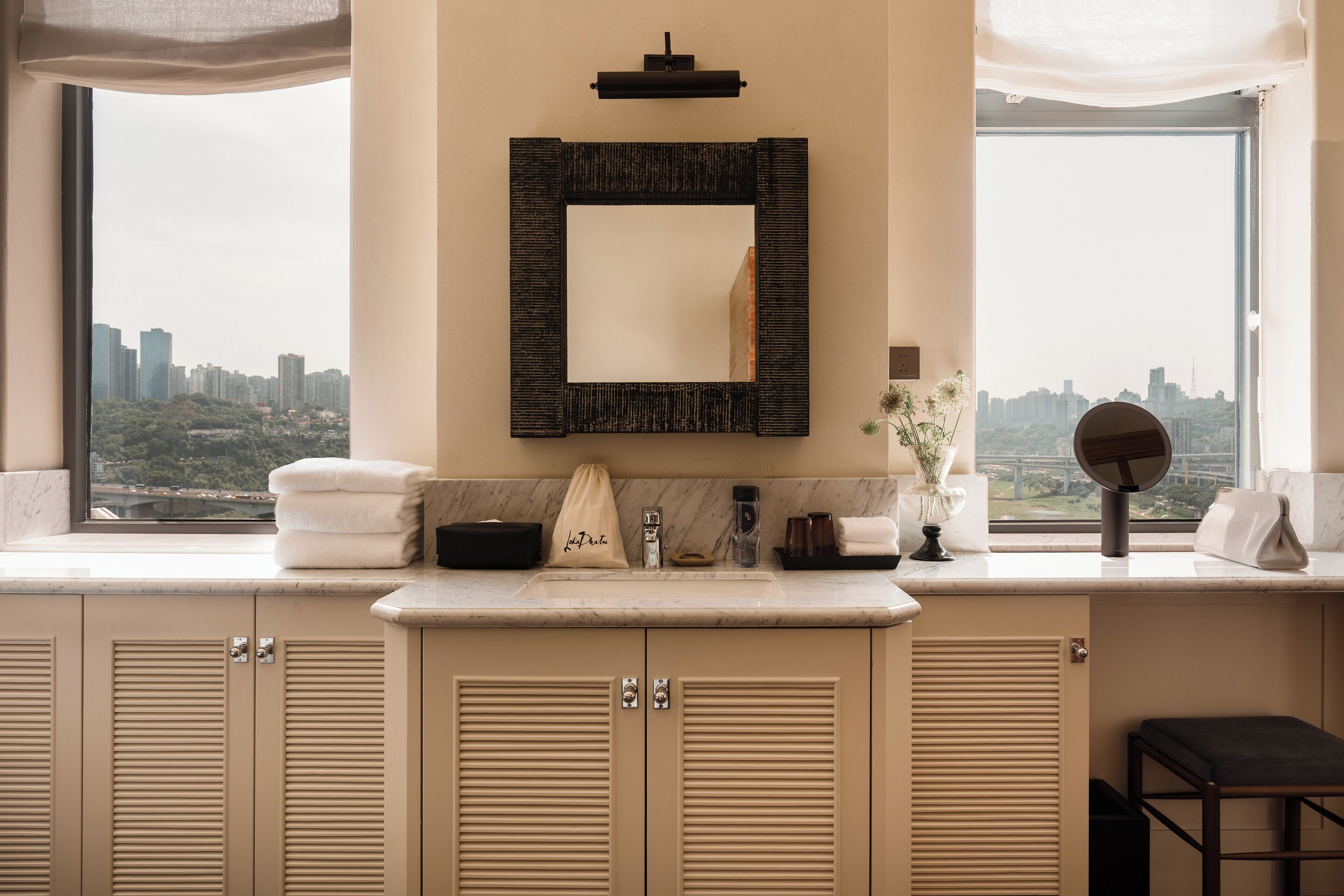 Superior Double Room, City View | Desk, laptop workspace, blackout drapes, iron/ironing board