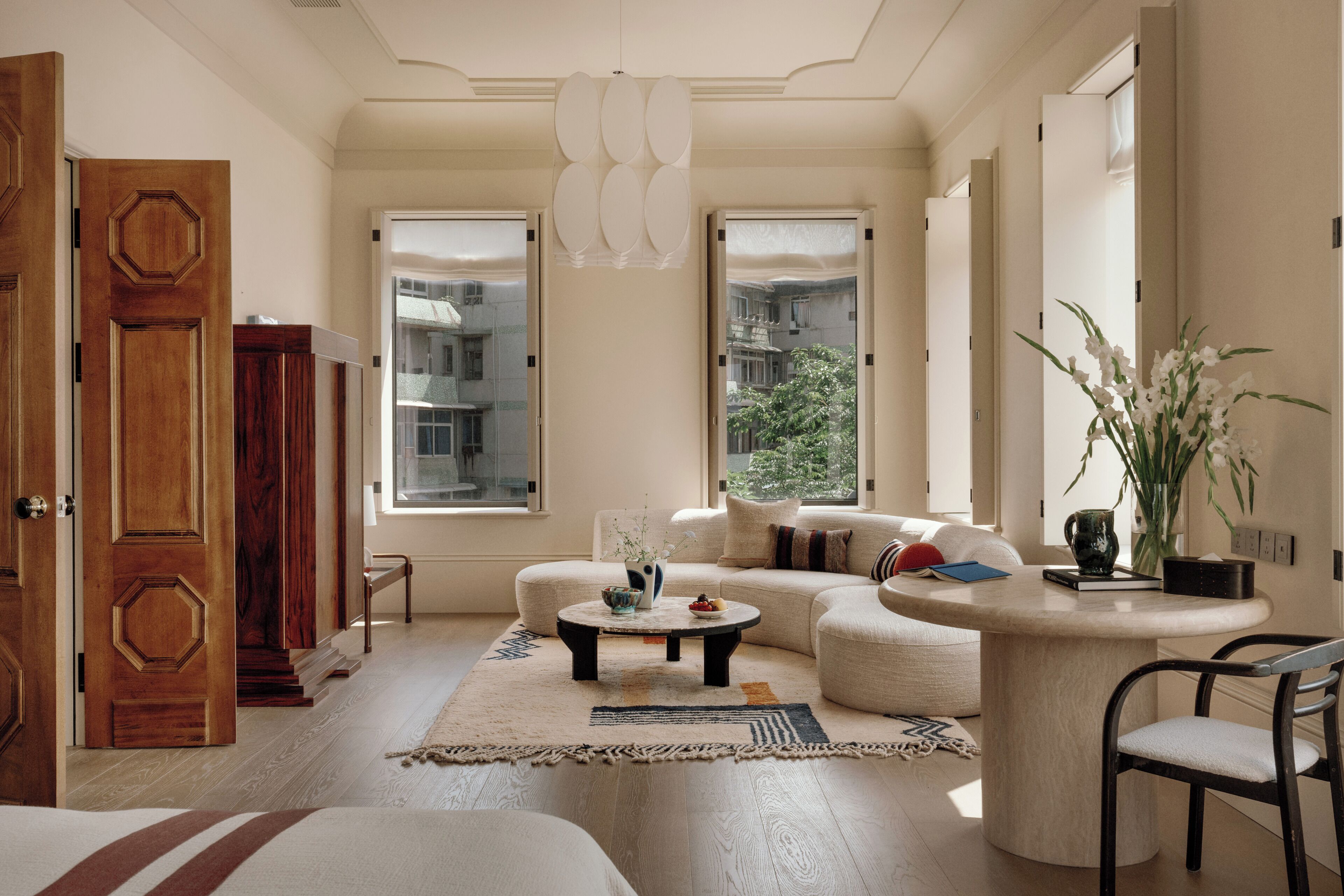 Luxury Suite, City View | Desk, laptop workspace, blackout curtains, iron/ironing board