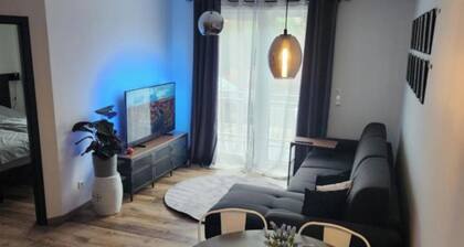 Modern 2-room vacation apartment with balcony and space for up to 4 guests