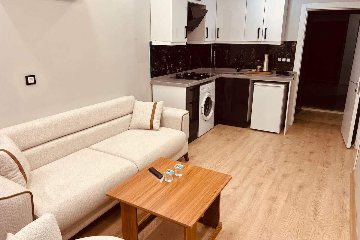 Classic Apartment, 1 Double Bed, Non Smoking, City View | Living area | 120-inch TV with satellite channels