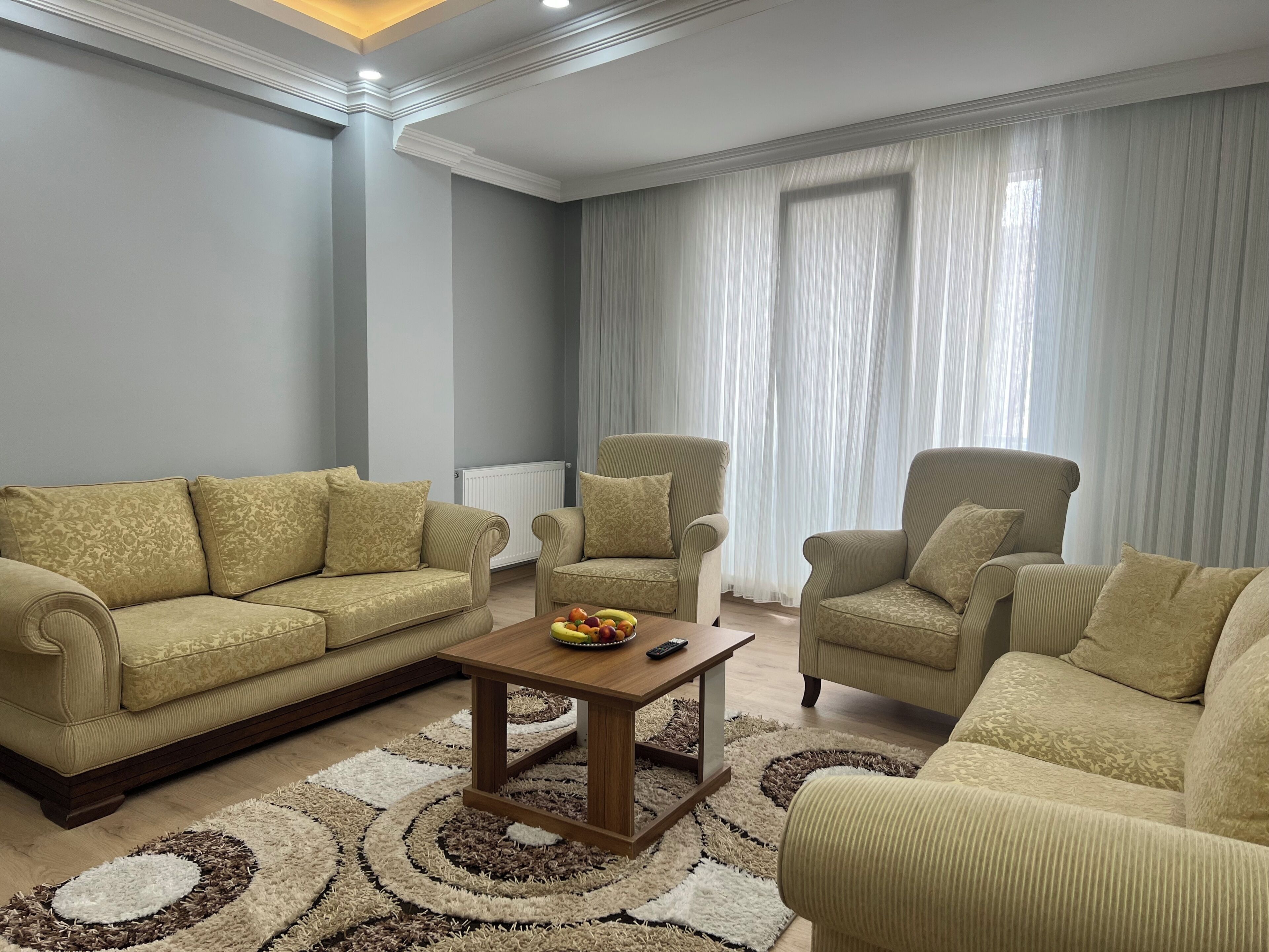 Appartement Confort, 2 chambres, vue sur la ville | Espace de travail pour ordinateurs portables, fer et planche à repasser