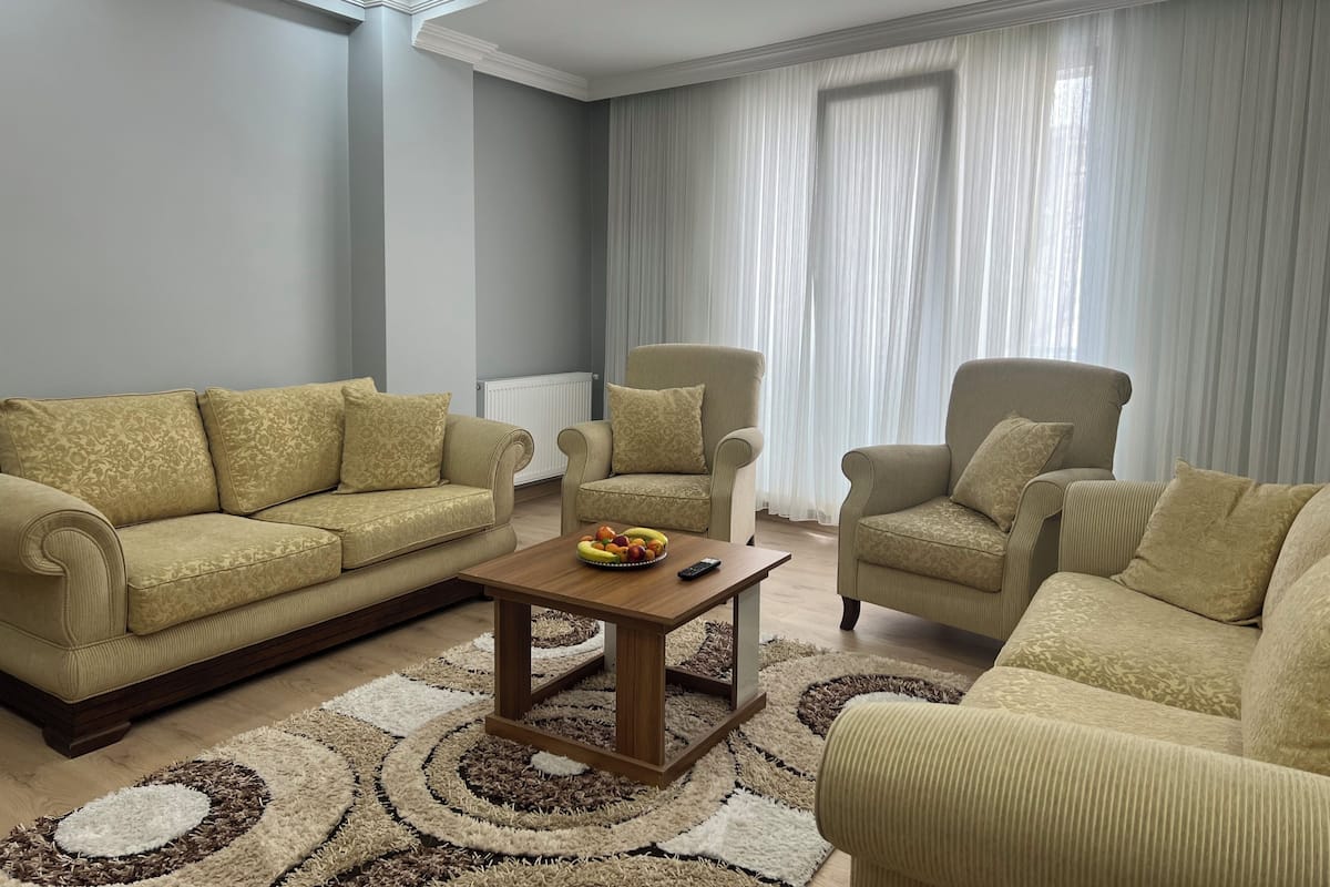 Comfort Apartment, 2 Bedrooms, City View | Premium bedding, laptop workspace, iron/ironing board, bed sheets