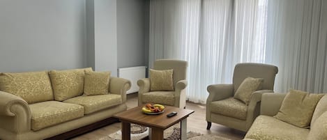 Comfort Apartment, 2 Bedrooms, City View | Premium bedding, laptop workspace, iron/ironing board, bed sheets