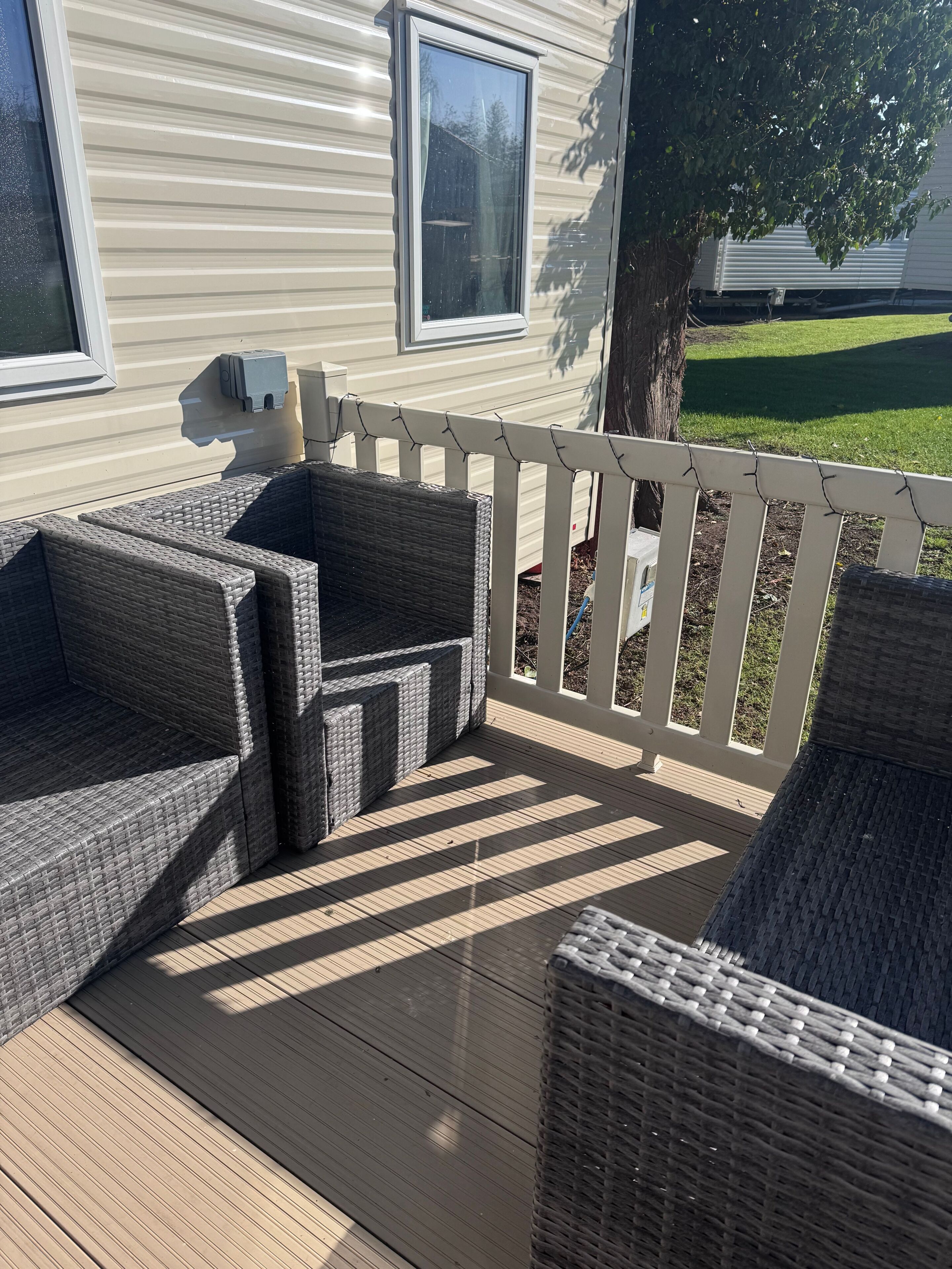 Mobile Home, 3 Bedrooms, Smoking, Patio | Terrace/patio