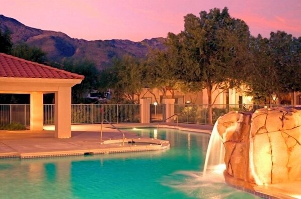A heated pool - New 3 bedroom second floor in gated community in Ventana Canyon (Tucson)