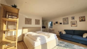 1 chambre, fer et planche Ă repasser, Wi-Fi gratuit, draps fournis