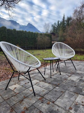 Terrace/patio - Wonderful garden apartment in Bad Ischl (Bad Ischl)