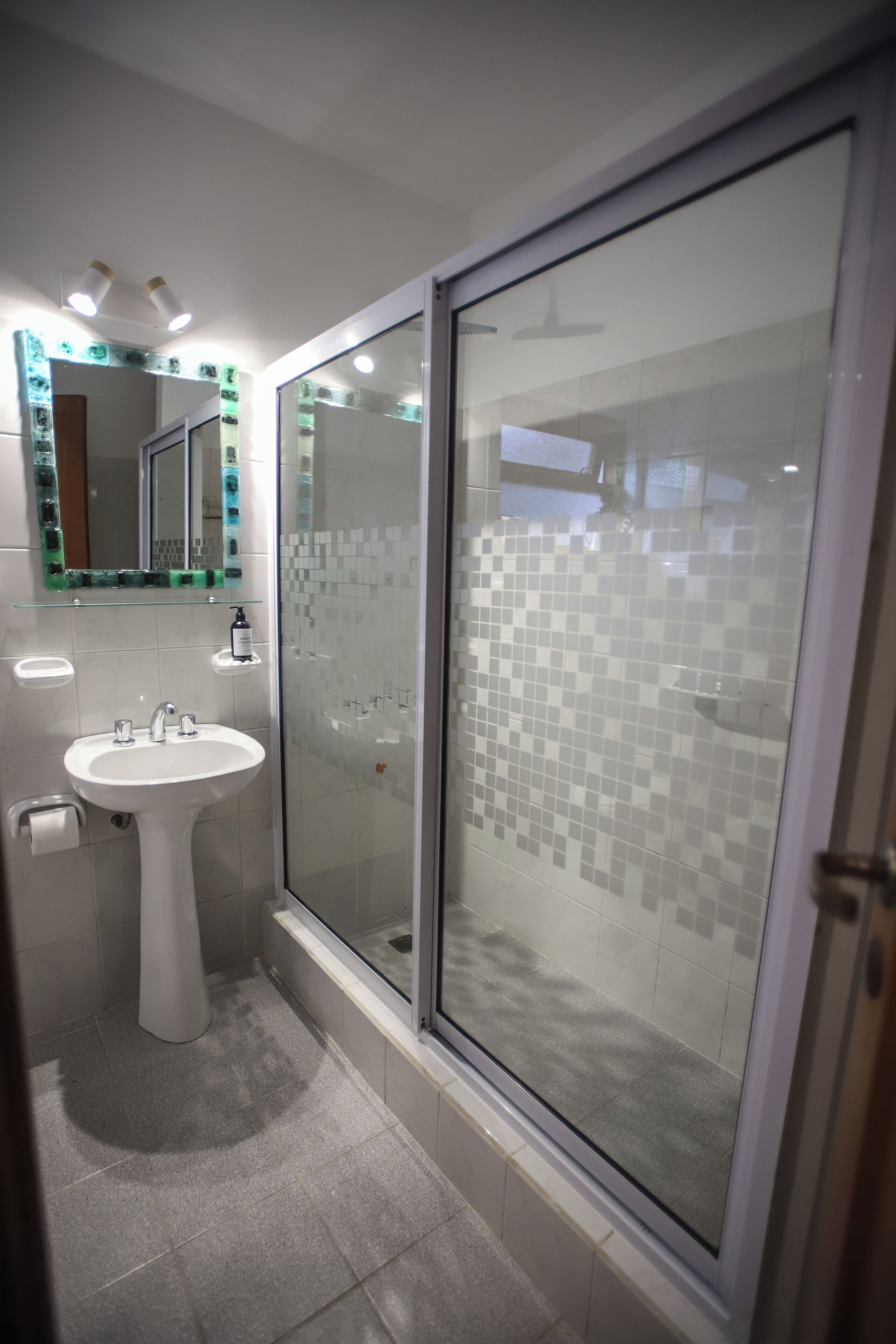 Superior Triple Room, Patio, Courtyard View | Bathroom | Towels, soap, shampoo, toilet paper