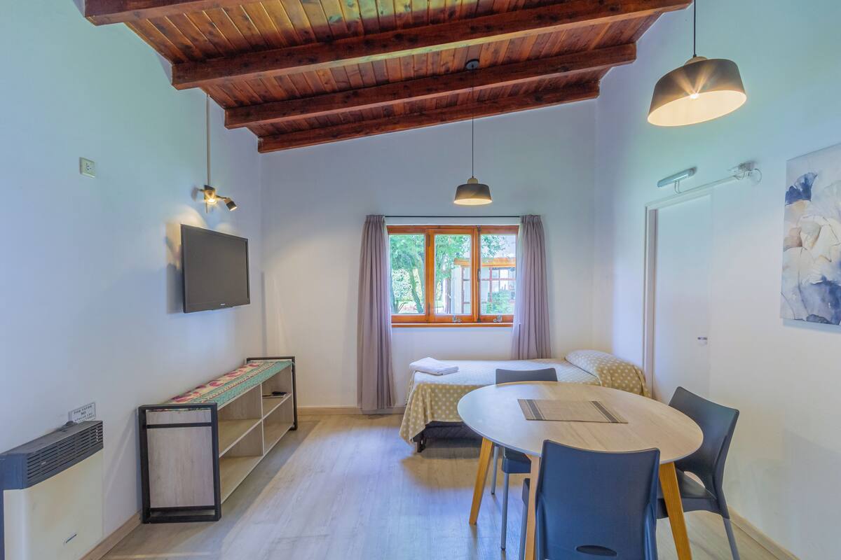 Basic Apartment, Patio | Living area