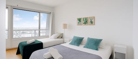 3 soverom, strykejern/-brett, wi-fi (inkludert) og sengetøy