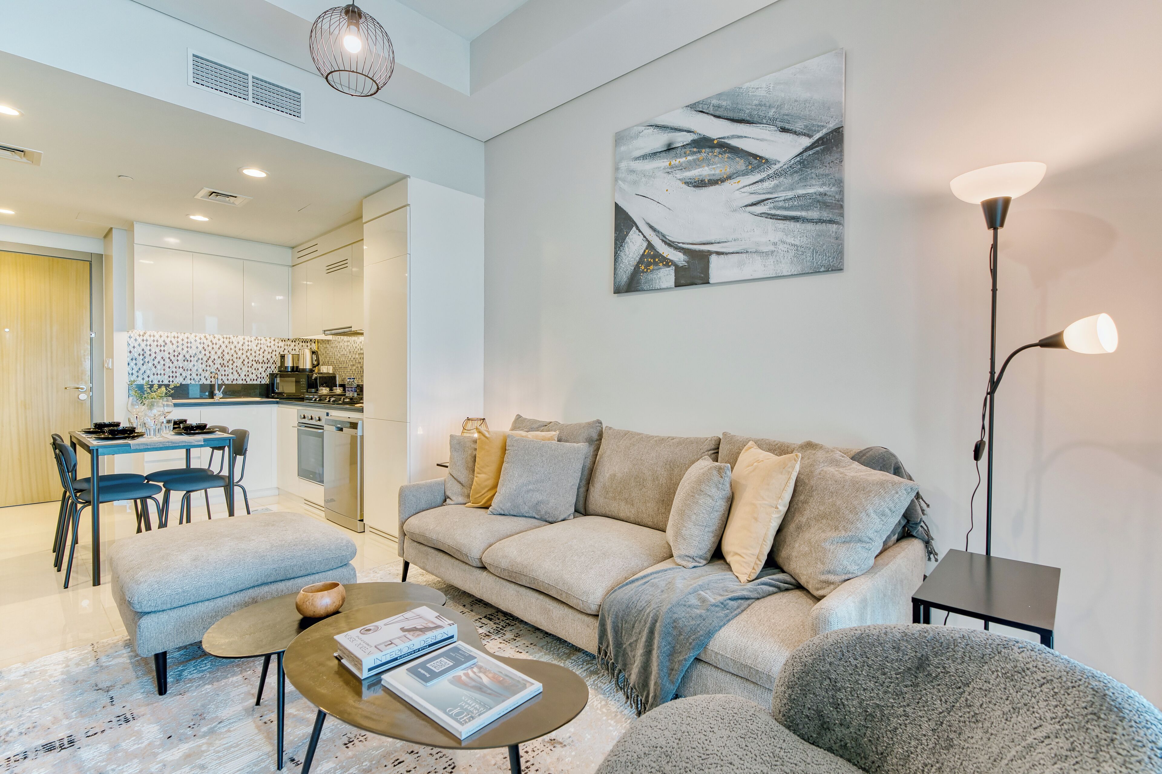 อพาร์ทเมนท์, 2 ห้องนอน, วิวเมือง | ห้องนั่งเล่น