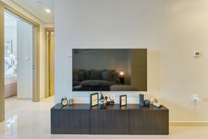 อพาร์ทเมนท์, 2 ห้องนอน, วิวเมือง | ห้องนั่งเล่น