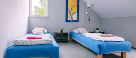 ハウス | 4 室のベッドルーム、客室ごとに異なるインテリア