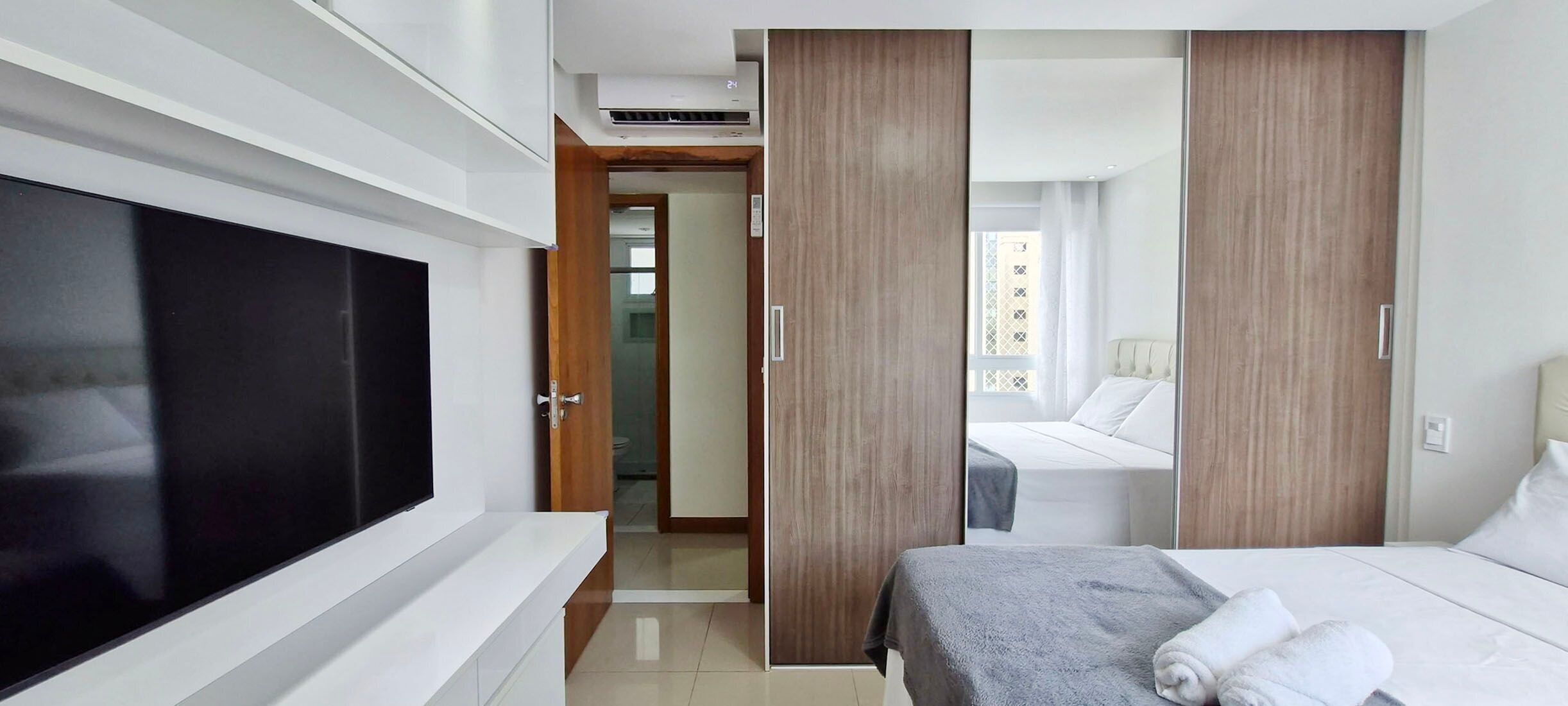 Apartamento básico | Wi-Fi de cortesia, roupa de cama