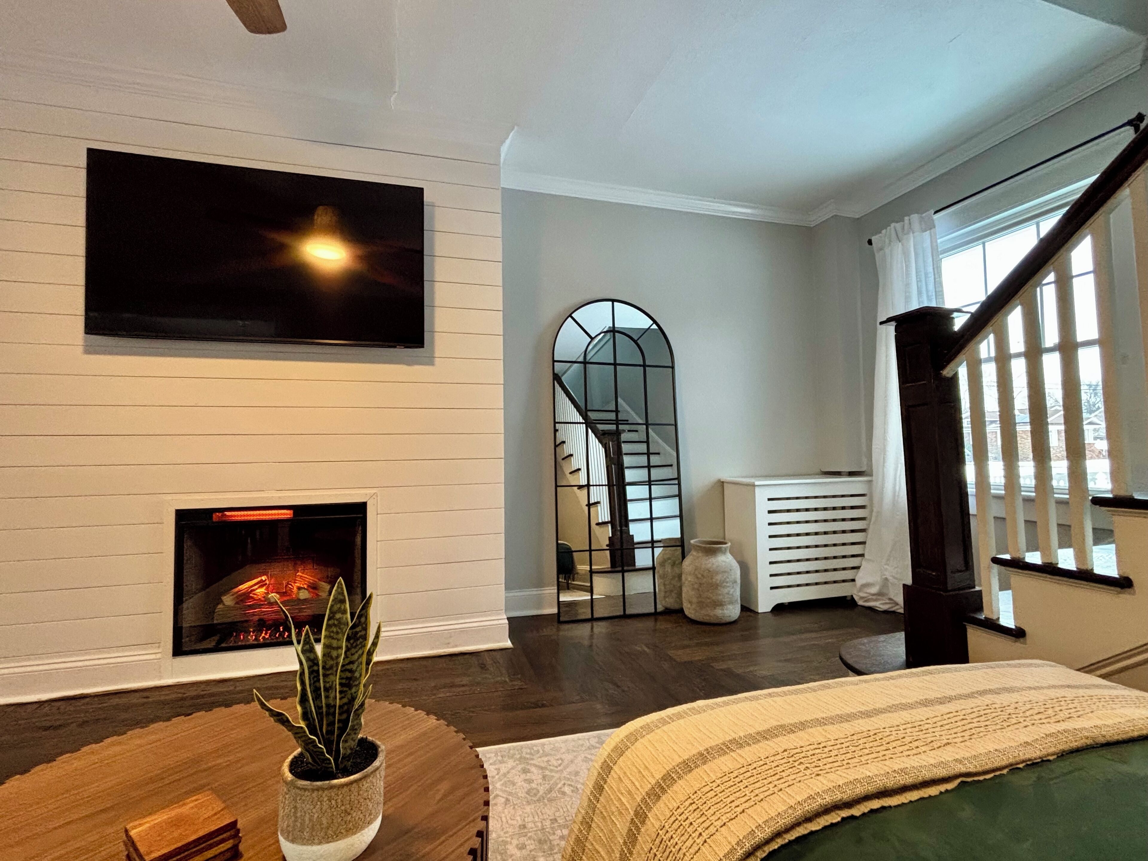 4 dormitorios, tabla de planchar con plancha, wifi y ropa de cama