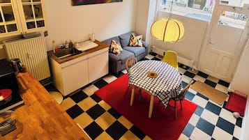 Apartment, 1 Bedroom | Living area