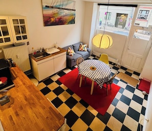 Apartment, 1 Bedroom | Living area