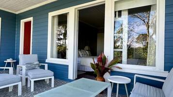 Deluxe Double Room, Garden View | Terrace/patio