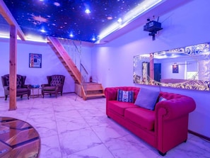 House | Living room - Comfortable House With a Swimming Pool and Sauna (gmina Dobra)
