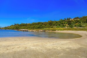 Nära stranden och strandhanddukar