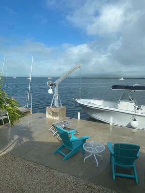 Terrace/patio - Adorable 2-bedroom house with AC in charming Key Largo (Key Largo)