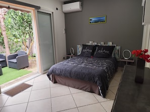 1 bedroom, iron/ironing board, Internet, bed sheets - Cosy Caribanou studio 100m from Anse Vinaigri beach (Le Gosier)
