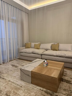 Living area - ELITE/3BR Apt • Premium Comfort • Prime AEON Location - Egypt (Giza Governorate)